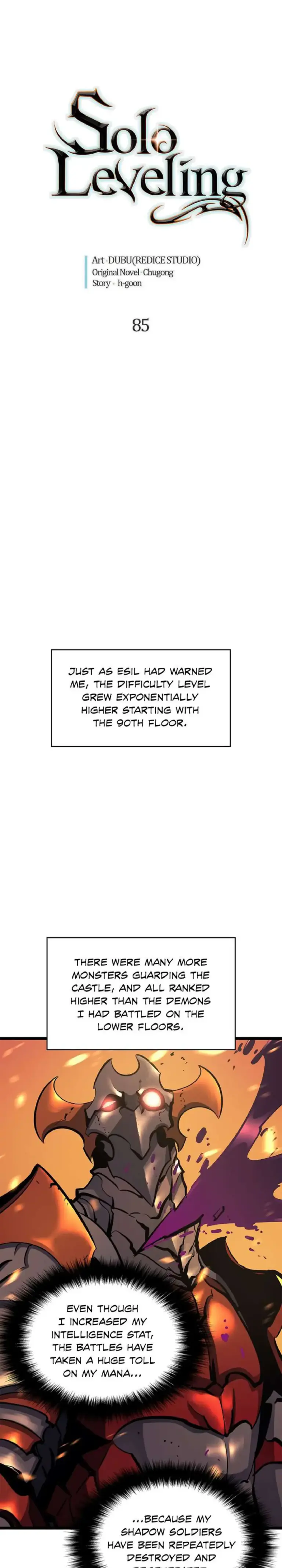 Read Solo Leveling Manga Chapter 85 Online